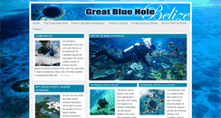 Desktop Screenshot of greatbluehole.com